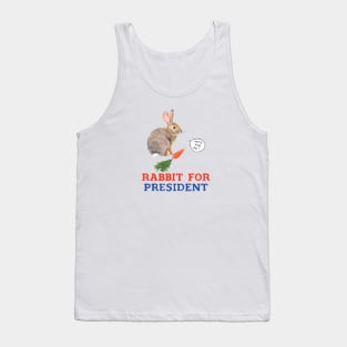 Rabbit for President Tank Top